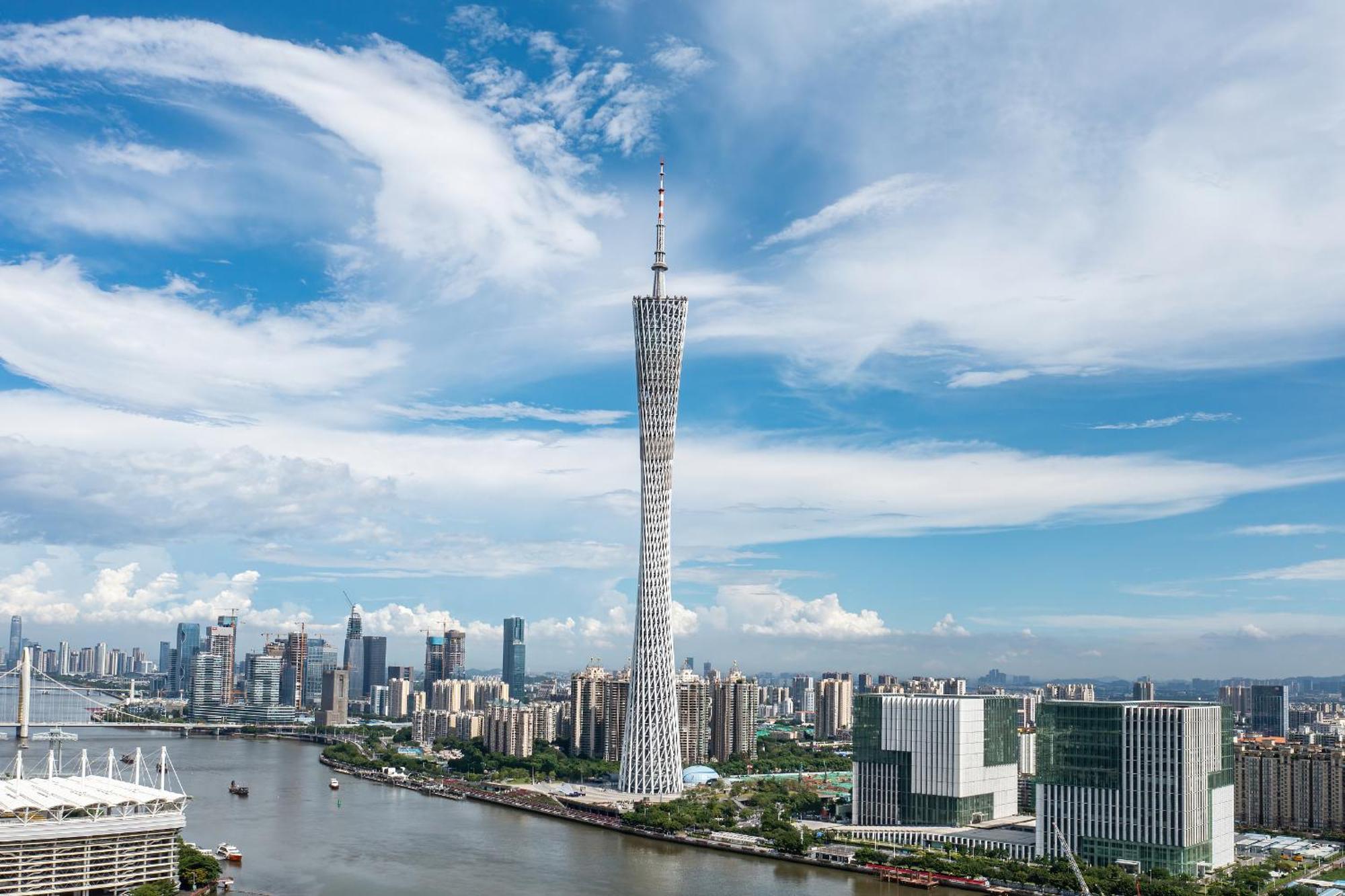Yun Jin City View Hotel - Guangzhou Taikoo Hui Zhujiang New Town Tianhe Sports Center Exterior foto